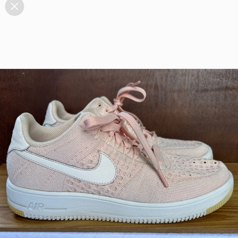 Nike Pink Air Sneakers with White Logo